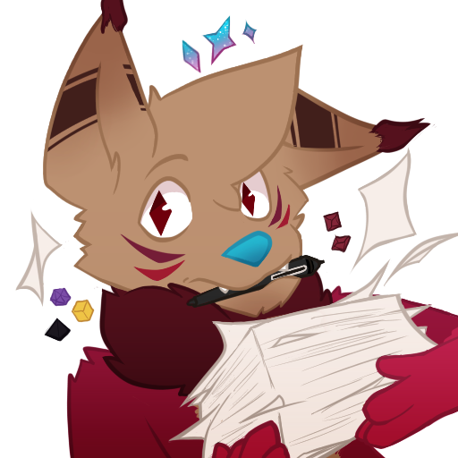 Yours truly, carrying large amounts of papers and various small trinkets and dice cause you came in out of nowhere i didn't expect visitors!!